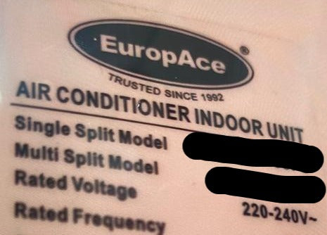 (Local SG Shop) ESAC S1-9SFC. New High Quality Substitute EuropAce AirCon Remote Control Replace For ESAC S1-9SFC. ESACS19SFC.