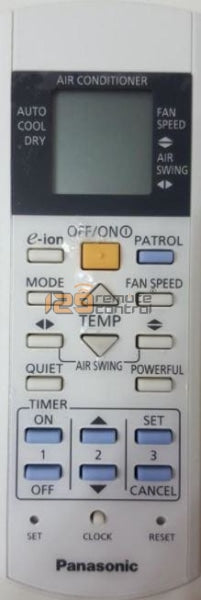 (Local SG Retail Shop) A75C3155. CU-2C18GKH Genuine New Alternative Original Panasonic AirCon Remote Control A75C3155. CU-2C18GKH.