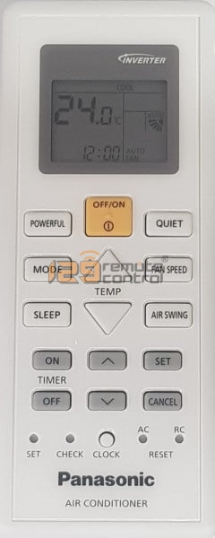 (Local SG Shop) CS-PS12UKZ Genuine New Original Panasonic AirCon Remote Control For CS-PS12UKZ.