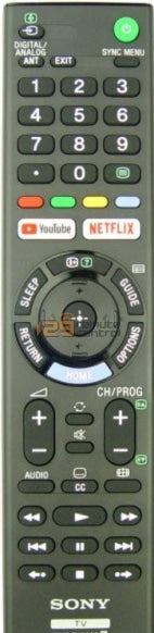 (Local SG Shop) KD-43X7500F. Genuine New Original Sony TV Remote Control. KD-43X7500F. (Without Voice)