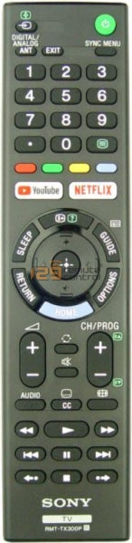 (Local SG Shop) KD-43X8000D Genuine New Original Sony TV Remote Control RMT-TX300P. KD-43X8000D. (Without Voice)