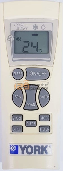 (Local SG Shop) Genuine Used Original York AirCon Remote Control (Wireless)