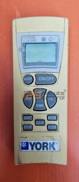 (Local Retail Shop) Used Genuine Original York AC AirCon Remote Control.
