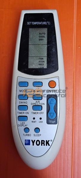 (Local Retail Shop) Used Genuine Original York AC AirCon Remote Control. R91.