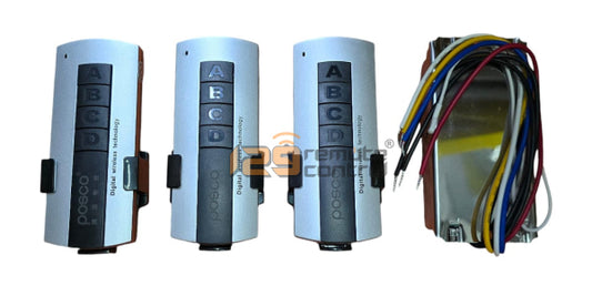 (Local SG Retail Shop) 3 Remote + 1 Receiver. Authentic Genuine New Posco Remote Control for Light Control (3 Way) 2 Remote + 1 Receiver.