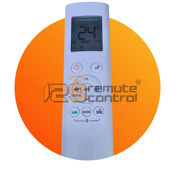 (Local SG Retail Shop) RG58E4/BGEF. Brand New Substitute Midea AirCon Remote Control Replacement For RG58E4/BGEF.