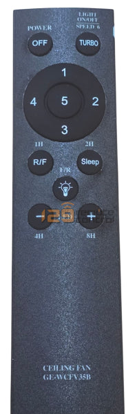(Local SG Retail Shop) Rubine. SF1. GE-WCFV35B. New Ceiling Fan Remote Control Replacement For SF1 Version. GE-WCFV35B.