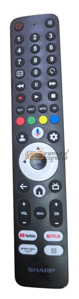 (Local SG Retail Shop) Genuine New Original Sharp TV Remote Control Replacement.