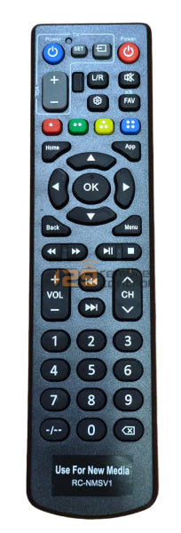 (Local SG Retail Shop) Other Brand TV + New Media Solution Digital Box Remote Control Replacement in 1 Remote Control.