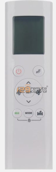 (Local SG Retail Shop) RG58E4/BGEF. Genuine New Original/Alternative Midea AirCon Remote Control. RG58E4/BGEF.