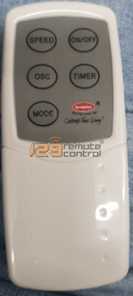 (Local SG Shop) EuropAce Wall Fan Remote Control Alternative Replacement.