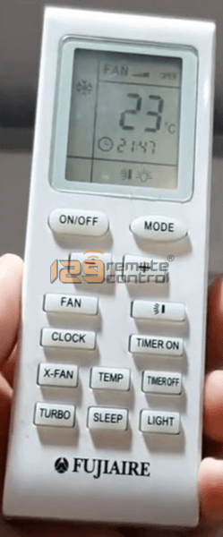 (Local SG Shop) FujiAire AirCon Remote Control Alternative Replacement.