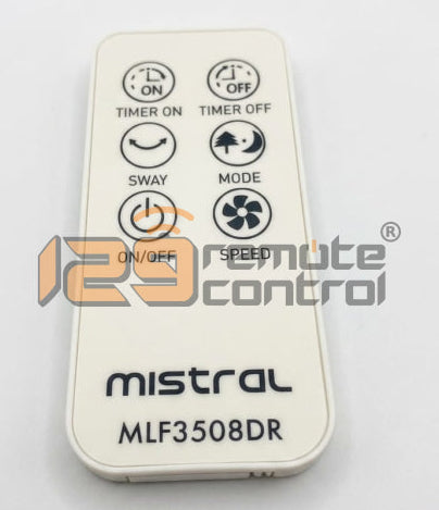(Local SG Shop) MLF3508DR. Brand New High Quality Substitute Mistral Stand Fan Remote Control MLF3508DR (Alternative Parts: GE-F3508DR)