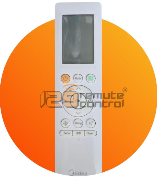 (Local SG Shop) New Midea Alternative & Original AirCon Remote Control Remote Control. For RG10A(B2S)/BGCEF & RG10A2(B2S)/BGCEF & RG10A2(B2S)/BGCEF.