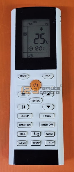 (Local SG Shop) Prism+ AC AirCon Remote Control Replacement For PRISM+ PRISM PLUS Air Condition. Alternative Parts: GE-ACPZ1R For YAC1FB7.
