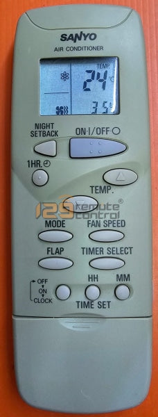 (Local SG Shop) RCS-5PS2E-GS. Genuine Used Original Sanyo AirCon Remote Control RCS-5PS2E-GS