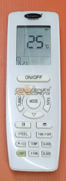 (Local SG Shop) New High Quality Substitute Remote Control for EuropAce AirCon Wall Mounted.
