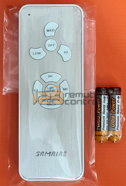 (Local SG Retail Shop) Brand New Original Samaire Ceiling Fan Remote Control For AC Fan 3 Speed Remote Control Only. Alternative Replacement. (Remote Only without Receiver)