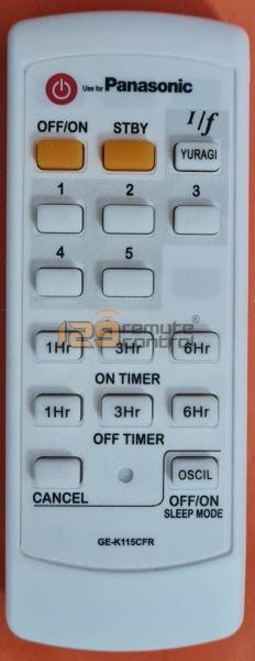 (Local SG Shop) F-11SXW Brand New High Quality Panasonic Ceiling Fan Remote Control Alternative For F-11SXW.