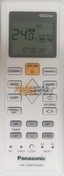 (Local Shop) CS-S9TKZW Genuine Factory New Original Panasonic AirCon Remote Control CS-S9TKZW