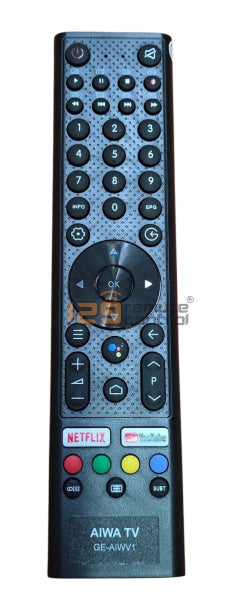 (Local Shop) GE-AIWV1. New High Quality Substitute AIWA Smart TV Remote Control Replacement for AIWA Television in Singapore. GE-AIWV1.