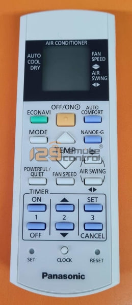 (Local SG Shop) CS-C12MKZW Genuine New Original Panasonic AirCon Remote Control To Replace For CS-C12MKZW.