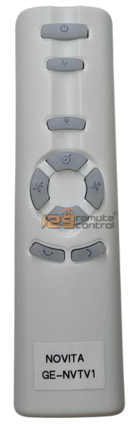 (Local Shop) New Novita Substitute Remote Control Replacement. GE-NVTV1.