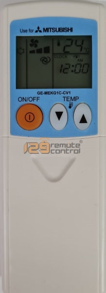 (Local SG Shop) KGIC. GE-MEKG1C-CV1. New High Quality Mitsubishi AirCon Remote Control - New Substitute GE-MEKG1C-CV1.