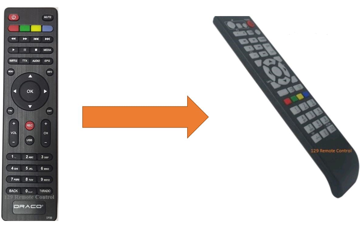 (Local SG Shop) High Quality Draco Alternative New Draco Digital Box Remote Control High Quality Replacement.