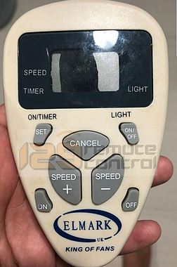 Elmark Ceiling Fan Remote Control Substitute GE-ELMV1/CF