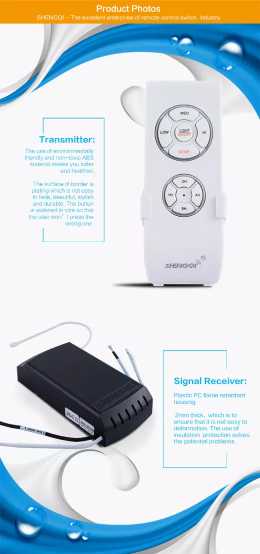 (Local SG Shop) 2.5+3UF. Fanco Alternative ShengQi Authentic Original Universal AC Ceiling Fan Remote Control Receiver & 3 Speed Remote Control Replacement. 2.5+3UF. Fanco.