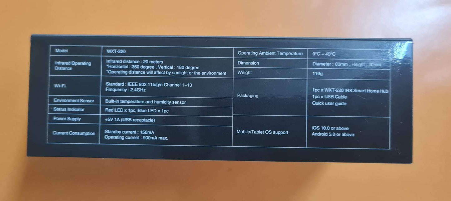 Airxed Smart IR IRX Wifi Remote Control - Singapore (Smart Home Hub)