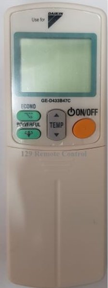 (Local Shop) High Quality Daikin AC Remote Substitute for ARC433B47