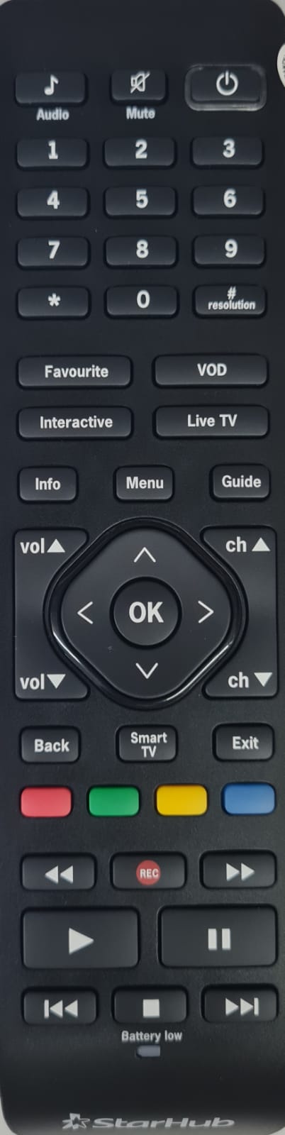 (Local Shop) 100% Brand New Original Starhub Remote Control (Black) CA276.