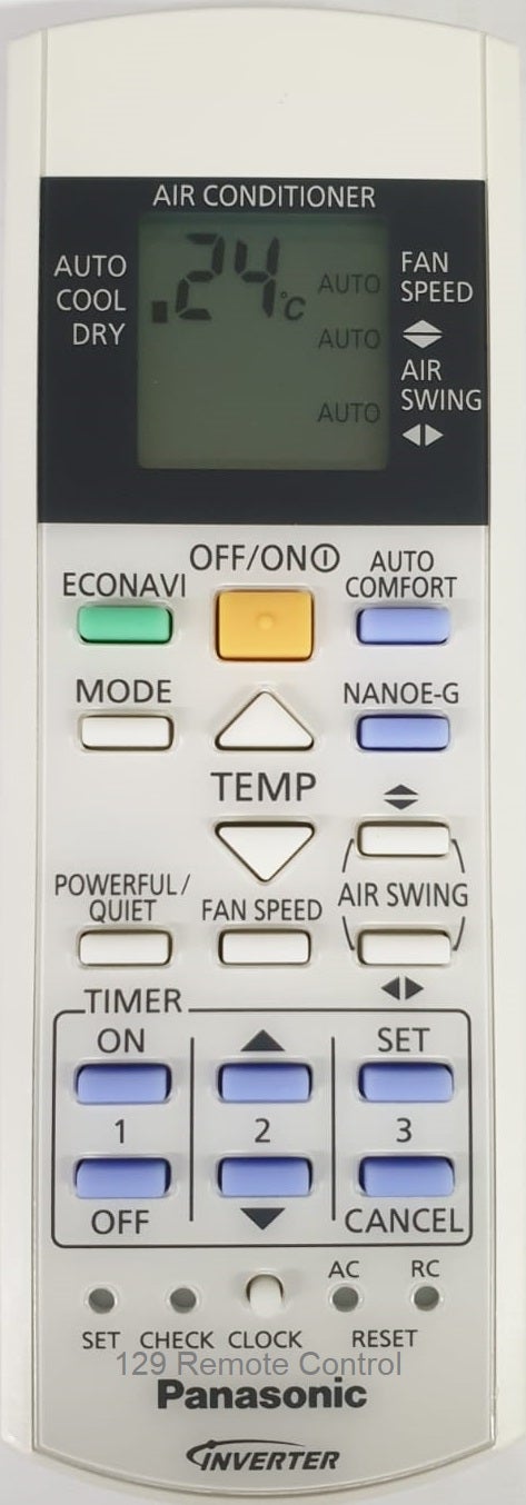 (Local Shop) Genuine Factory New Original Panasonic AirCon Remote Control For Panasonic Split Unit AC