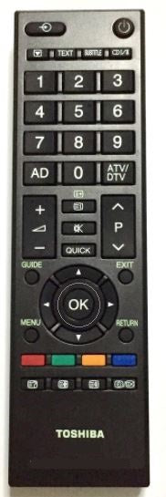 (Local Shop) Genuine 100% New Original Toshiba TV Remote Control For 50L2300VE