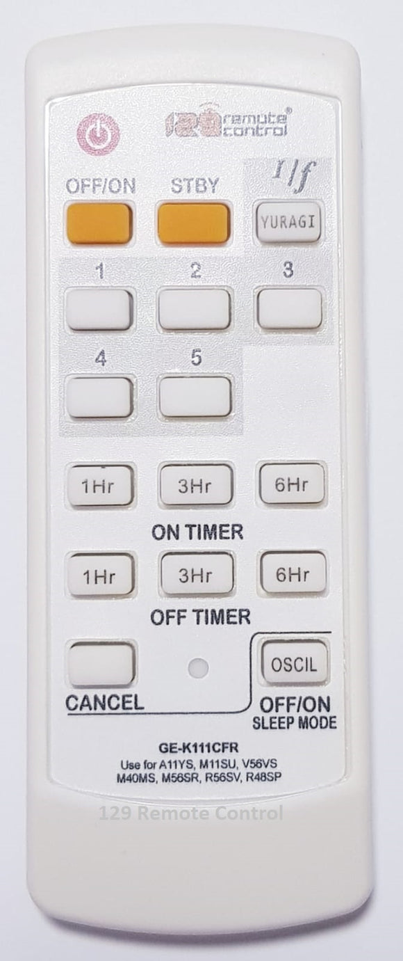 (Local Shop) High Quality KDK Remote Control for V56VS - New Substitute