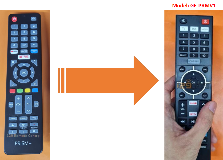 PRISM+ Smart TV Remote Control Replacement E Series