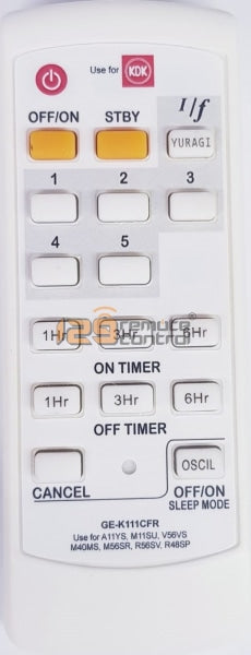 (Local Shop) New High Quality Remote for KDK Ceiling Fan A11YS
