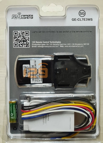 (Local Shop) 10 Set - Authentic Genuine New Posco Remote Control for Light Control (3 Way) GE-CL7E3WS (Bulk Order)