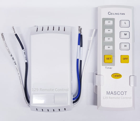 (Local SG Shop) Original Mascot Ceiling Fan with Light Remote Control Receiver Set