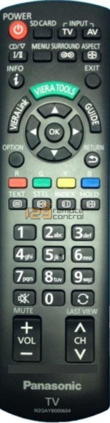 (Local Shop) Genuine 100% New Original Panasonic TV Remote Control N2QAYB000604