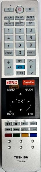 (Local Shop) Genuine 100% New Original Toshiba Smart TV Remote Control Replace For 47L5450VE