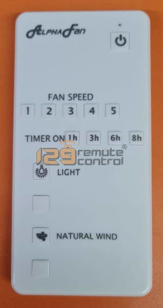 (Local Shop) SUNFLOWER/46 Genuine New Original Alpha Ceiling Fan Remote Control (5 Speed) TR165A with Batteries.