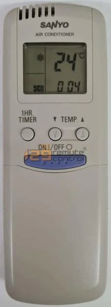 (Local SG Shop) SAP-K124G. Genuine New Original Authentic Sanyo AirCon Remote Control Replace For SAP-K124G.