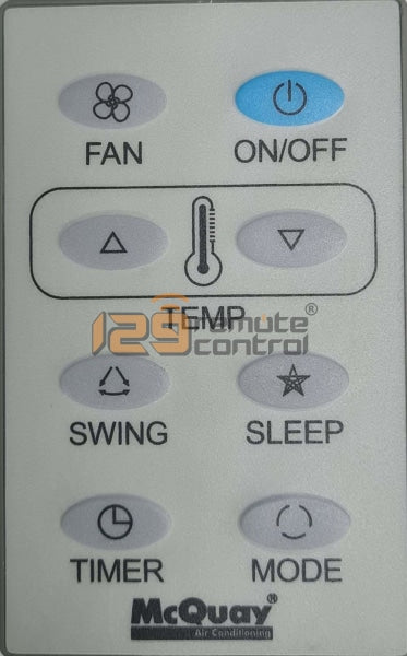 (Local SG Shop) GE-MQ3005R. NewMcQuay AirCon Remote Control Replacement. GE-MQ3005R.