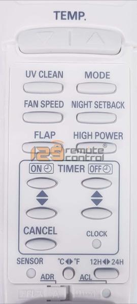 (Local Shop) Genuine New Original Sanyo AirCon Remote Control To Replace For RCS-4PSPE-T
