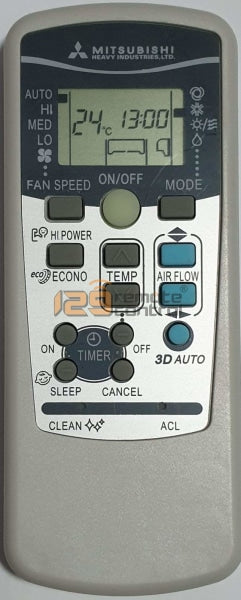 (Local Shop) New High Quality Substitute for Mitsubishi Heavy Industrial AirCon Remote Substitute Wall Mounted. (Basic Function or Full Function)