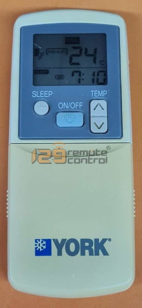 (Local Retail Shop) Used Genuine Original York AC AirCon Remote Control (Blue Button)