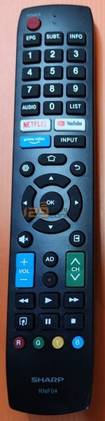 (Local SG Shop) 2T-C40EF2X. Sharp Smart TV Remote Control For Sharp TV 2T-C40EF2X. GE-S5V4.